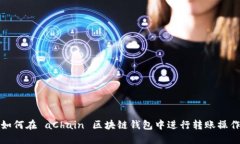 如何在 aChain 区块链钱包中